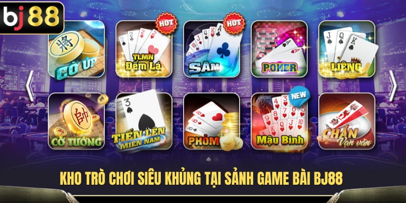 Hệ sinh thái trò chơi đa dạng có mặt tại sảnh 