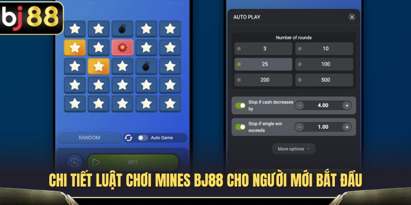 Quy tắc và cơ chế hoạt động của Mines BJ88 